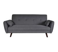 Canapé lit - WEBER INDUSTRIES - LOKI - Convertible - 2 places - Gris clair