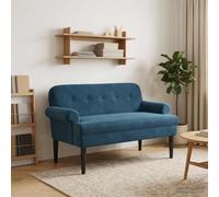 Canapé love seat avec capitonnage en boutons Velours Canapé deux places vidaXL v