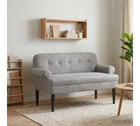 Canapé love seat avec capitonnage en boutons Velours Canapé deux places vidaXL v