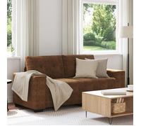 Canapé loveseat Marron 140 cm en simili cuir