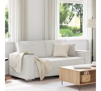 Canapé loveseat vidaXL blanc 140 cm en simili cuir