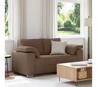 Canapé loveseat vidaXL marron 120 cm en tissu