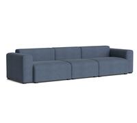 Canapé Mags 3 places Combination 1 Low Armrest Hay Tissu Turf bleu gris - 5710441433835