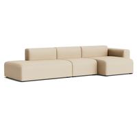 Canapé Mags 3 places Combination 4 Low Armrest avec accoudoir à droite Hay Tissu Hallingdal 220 - 5710441370598