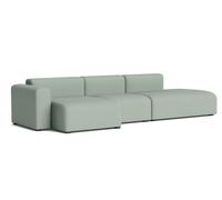 Canapé Mags 3 places Combination 4 Low Armrest avec accoudoir à gauche Hay Tissu Metaphor 023 - 5710441370789