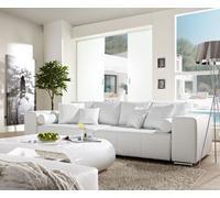 Canapé Marbeya 290x110 cm blanc avec fonction lit