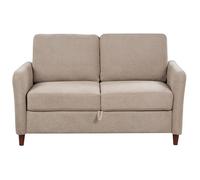 Canapé MARE Tissu Taupe avec rangement 2 places