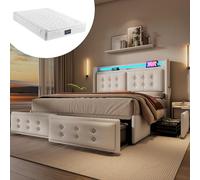 Canapé Moderne Luxueux avec Détails Dorés