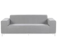 Canapé Moderne pour Intérieur et Extérieur en Tissu Polyester Gris Clair Rovigo