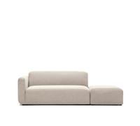 Canapé modulable 2 places Neom, beige, 244 cm, certifié FSC Mix Credit