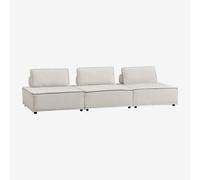 Canapé modulable 3 pièces en tissu Vermont