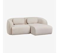 Canapé modulable avec méridienne droite 2 pièces en chenille Coquette
