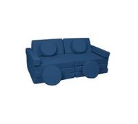 Canapé modulable enfants bleu marine Bleu G
