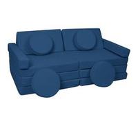 Canapé modulable enfants bleu marine Bleu G