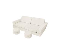 Canapé Sofa modulaire Multifonctionnel Blocs en Mousse Voiture avec Volant (Couleur: crème (Velours côtelé))
