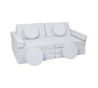 Canapé modulable enfants gris Blanc G