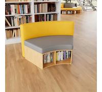 Canapé modulable facile à nettoyer, idéal pour bibliothèque, café, centre communautaire, salle de classe, espace de lecture pour enfants (3,7 m)