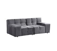 Canapé modulable HOME DELUXE ORLENA - Anthracite 204x98 cm