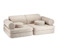 Canapé de jeu pour enfants Tissu Teddy Wigiwama - 4751030598352