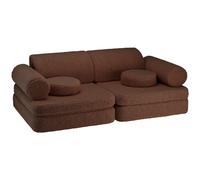 Canapé modulable Settee Warm Hazel molletonné