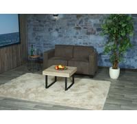 Canapé Modulaire 2 Places Canapé Lyon, Tissu/Textile Brun Multicolore