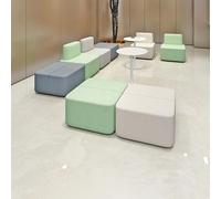 Canapé modulaire asymétrique - Assise flexible avec dossier - Design ergonomique pour bibliothèque, hall, salle de classe, jardin d'enfants - Pas de montage nécessaire