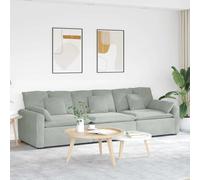 Canapé modulaire avec coussins gris foncé canapé sectionnel vidaXL