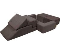 Canapé modulaire pour enfants - Briques en mousse souple pour jouer, Bricks, Aesthetic, Brown