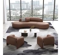 Canapé modulaire sectionnel surdimensionné, design minimaliste confortable pour le salon et le bureau, longueur de 2,8 m