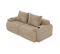 Canapé Modular 2 places combinable Corduroy kaki 200.00x99.00x80.00 cm