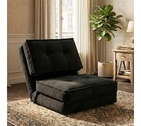 Canapé Paresseux Convertible - Fauteuil Lit Chauffeuse 1 Place avec Dossier Réglable, Canapé Modulable pour Salon, Chambre ou Studio, Housse Amovible Facile à Nettoyer, 205×70×12cm