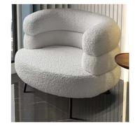 Canapé paresseux moderne pour salon et chambre à coucher - Dossier incurvé ergonomique - Canapé de lecture confortable pour bureau et salon - Meuble élégant à siège unique