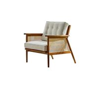 Canapé Petit canapé en Bois de rotin Chaise de Loisirs Chaise de canapé Simple for séjour chez l'habitant Chaise en rotin rétro Fauteuil Canapés pour Le Salon