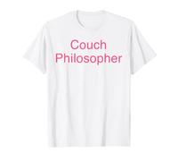 Canapé Philosophe drôle Sarcastique Paresseux Profond Humour T-Shirt
