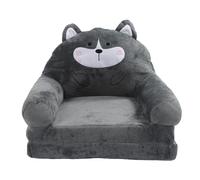 Canapé pliable pour enfants 2 en 1, canapé rabattable pour bébé avec tissu super doux et éponge, chaise convertible pour tout-petits pour lire et se reposer, design de dessin (Pliage en deux)