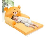 Canapé Pliable Pour Méridienne moelleuse convertible animaux dessin animé | Canapé Enfant 2 En 1 Doux Dépliable Pour Les Petits Regarder Lire Jouer Dans La Salle De Jeux Et La