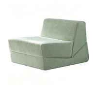 Canapé Pliant Lit Couchant Canapé Simple Moderne Multifonctionnel Avec Soutien Au Dos 3in1 Meubles De Salon Respirant Confortable Canapé Paresseux Pour Salon, Dortoir, Balcon, Bureau (Light Green)