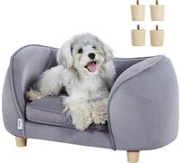 Canapé pour animaux de compagnie, canapé pour petits chiens et chats, canapé pour chiens doux et velouté, canapé pour chats supportant une charge de 30 kg, lit pour chiens, lit pour animaux de compagn