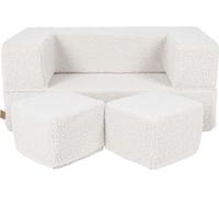 Canapé pour chambre d'enfant - Canapé de jeu pour enfant, Canapé pour enfant, Cube, Bearly , Crème