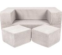 Canapé pour chambre d'enfant - Canapé de jeu pour enfants, Canapé pour enfants, Cube, Aesthetic , Crème