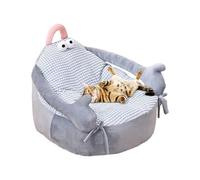 Canapé pour chien | Canapé-lit apaisant pour chats et chiens de petite taille - Lit doux pour animal domestique mignon avec dessin animé pour dormir, calmer et réchauffer - Mobilier pour niche, salon