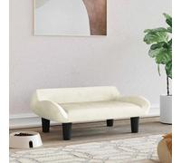 Canapé pour chien en velours vidaXL 70x40x24 cm Beige TU