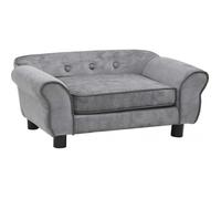 Canapé pour chien - Non spécifié - 72x45x30 cm - Gris - Peluche - Intérieur