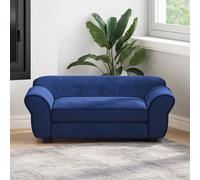 Canapé pour Chien Turquoise 72x45x30 cm Peluche Sofa Chats Animaux vidaXL