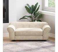 Canapé pour Chien Turquoise 72x45x30 cm Peluche Sofa Chats Animaux vidaXL