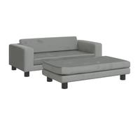Canapé pour chien - VIDAXL - Gris clair - 100x50x30 cm - Intérieur - Avec extension