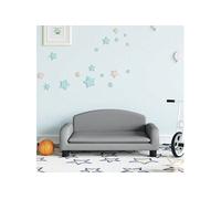 vidaXL Canapé pour enfants – tissu gris clair 70 x 45 x 30 cm
