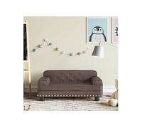 Canapé pour enfants cappuccino 70x45x30 cm similicuir mini canapé vidaXL