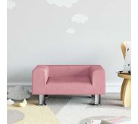 Canapé pour enfants rose 50x40x26,5 cm velours, mini canapé, mini canapé-chaise, mini canapé pour enfants, canapé de 3196339