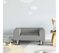 Canapé pour enfants gris foncé 50x40x26,5 cm velours mini canapé vidaXL